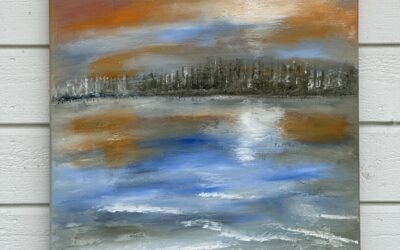 Walking path 60×50 olja/oil 4900:-