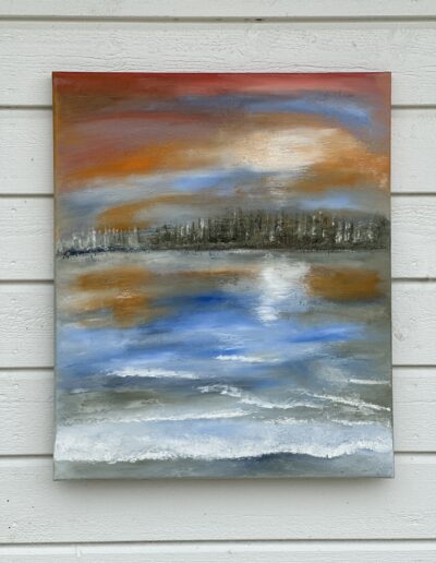 Walking path olja/oil 60x50