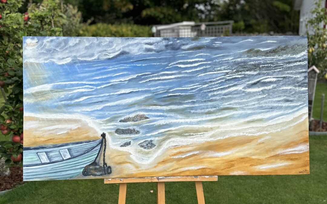 Mörker i horisonten 140x70 olja