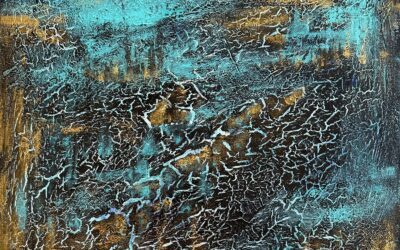 Guldöarna 40×40 akryl/ink  2500:-