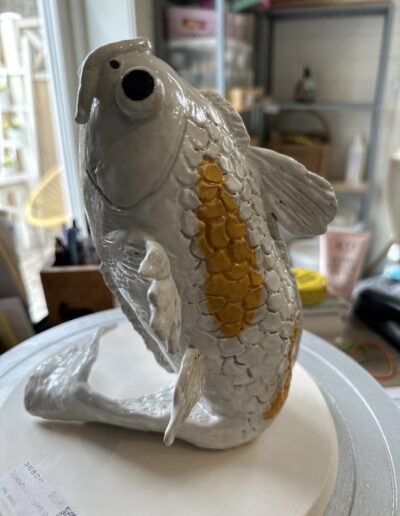 Koi i stengods